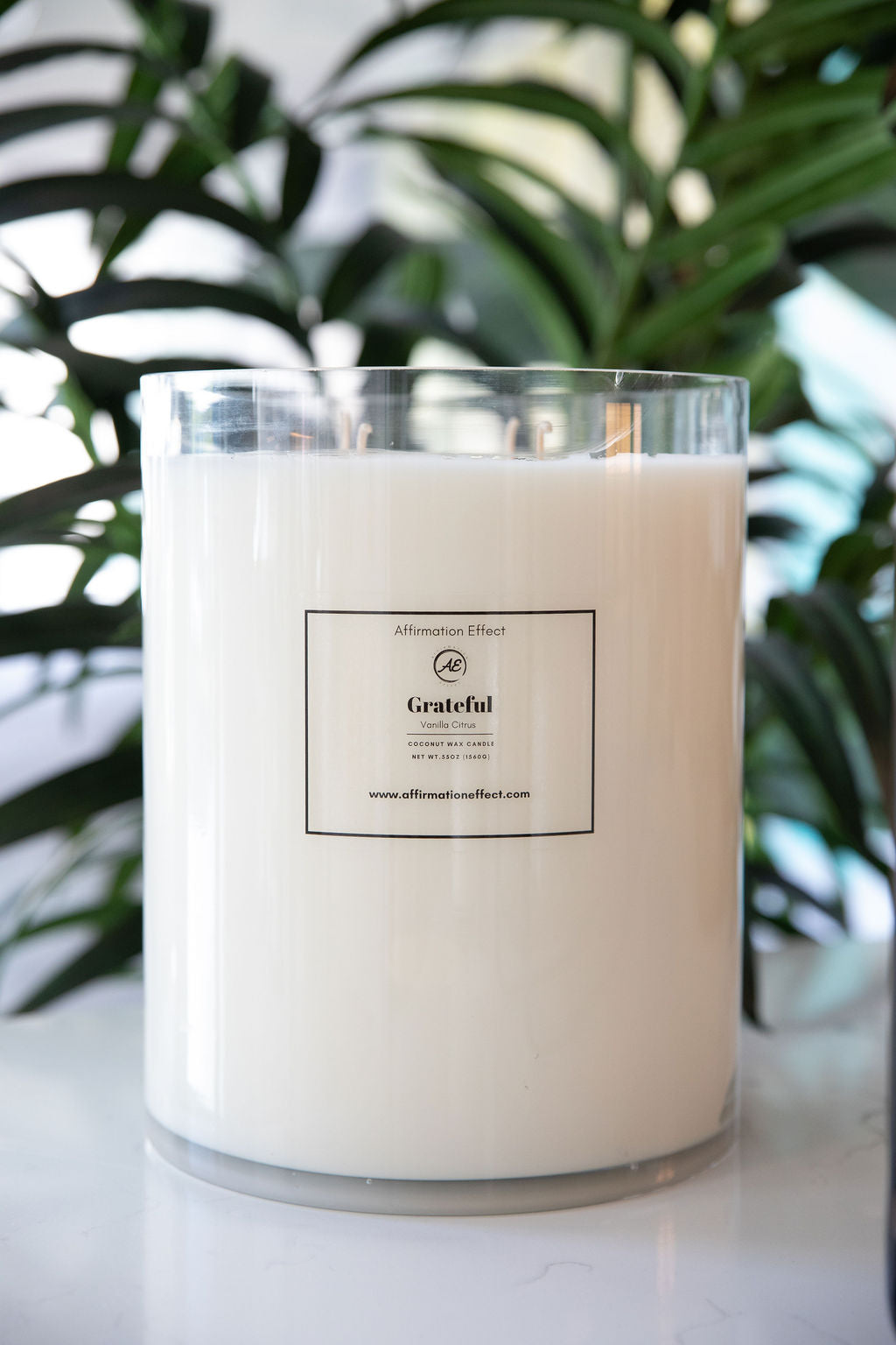 Vanilla Citrus "Grateful" Affirmation Candle - 190 oz