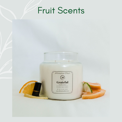 Fruit And Citrus Scent Candles