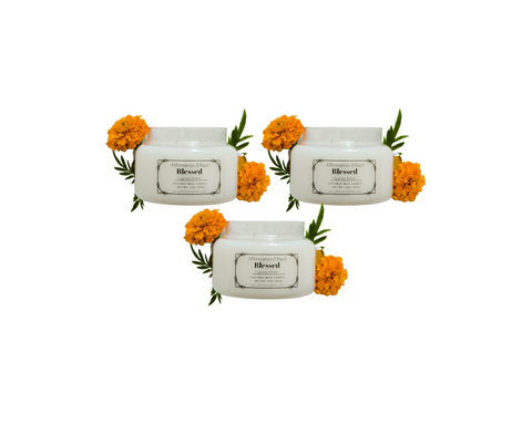Egyptian Amber Affirmation Candle Bundle  - 11oz