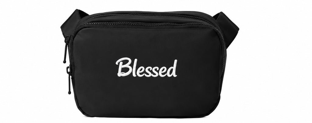 Blessed Embroidered Sling Bag | Crossbody Fanny Pack