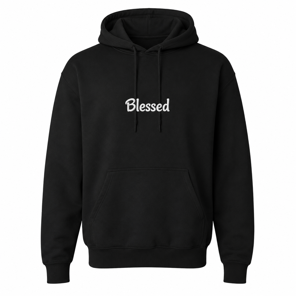 Blessed Unisex Hoodie-Black/Cream