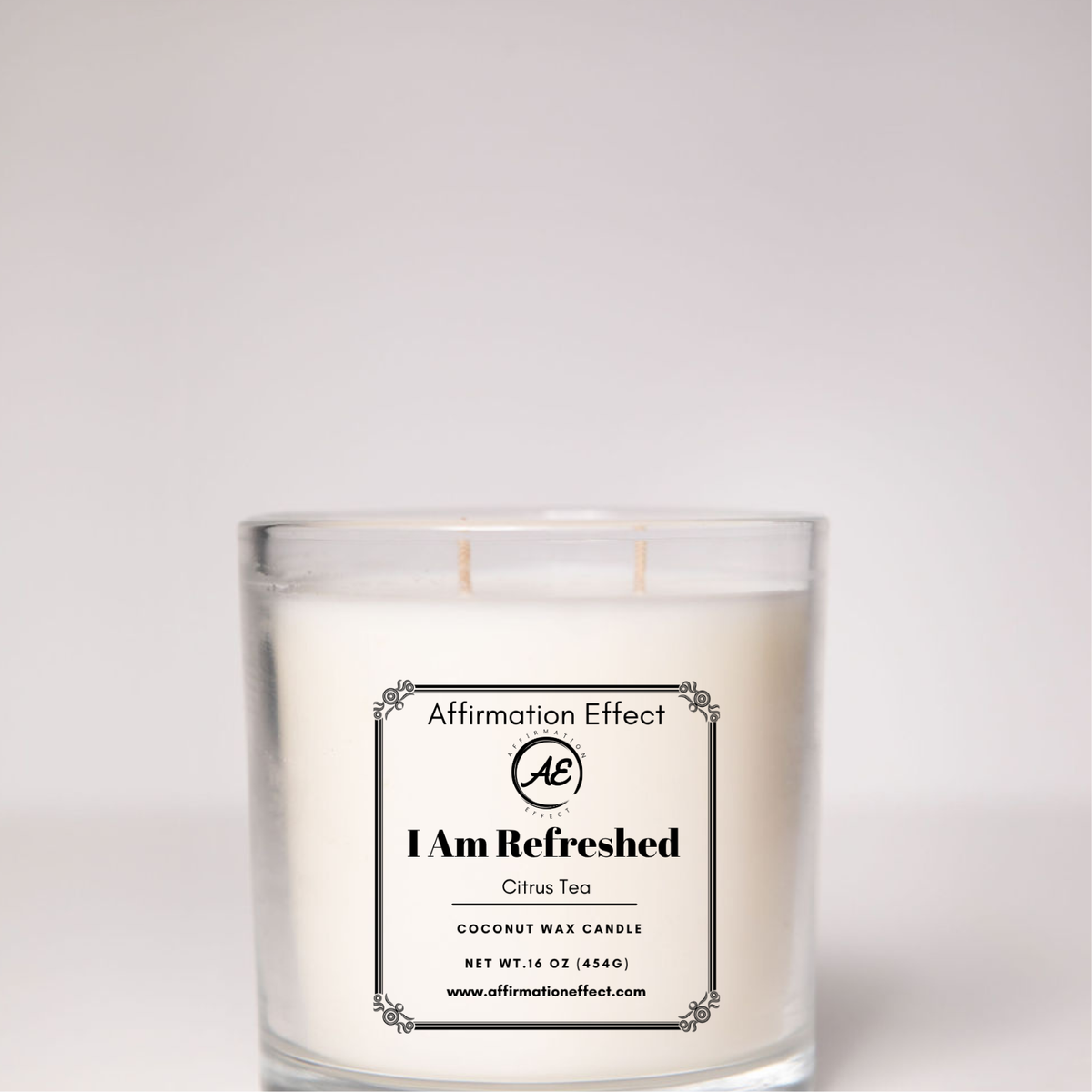 Citrus Tea Affirmation Candle - 16 oz