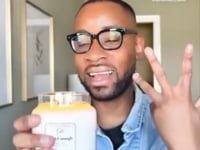 boyfriend candle, woodsy