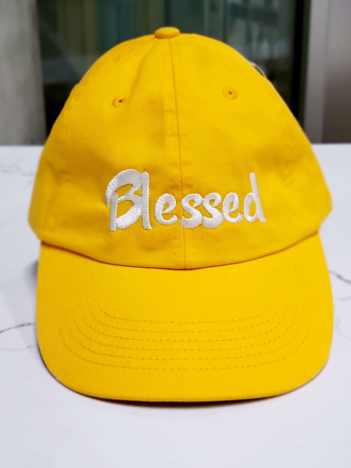 Yellow Blessed Dad Hat