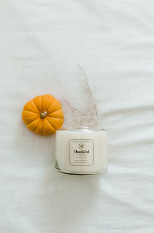 Pumpkin spice candle